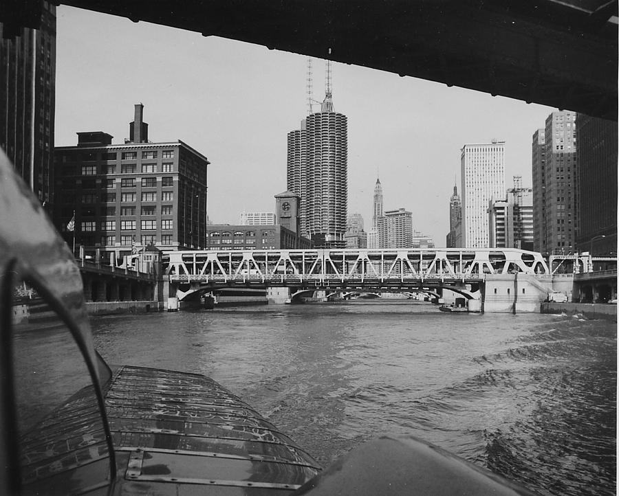 View of Chicago Skyline From Boat  Photograph by Chicago and North Western Historical Society