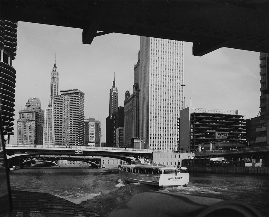 View of Chicago Skyline From Water Photograph by Chicago and North Western Historical Society
