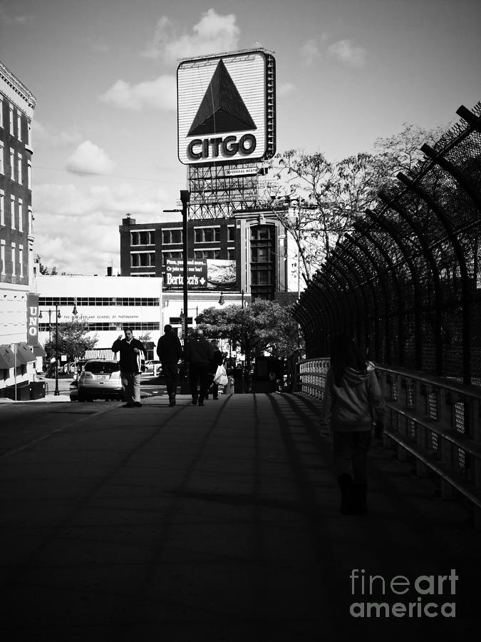 Citgo Sign Photograph - View Of Citgo Sign From David Ortiz Bridge, Boston, Massachusetts by Lita Kelley Citgo Sign Photograph - View Of Citgo Sign From David Ortiz Bridge, Boston, Massachusetts by Lita Kelley
