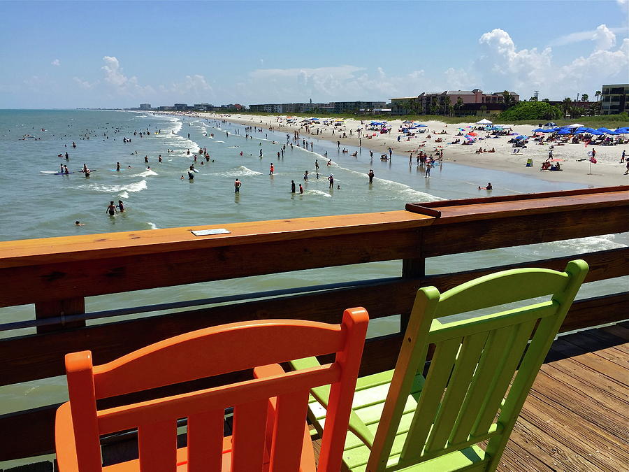 View Of Cocoa Beach Photograph by Denise Mazzocco - Fine Art America