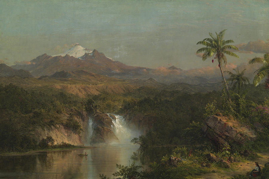 View of Cotopaxi Painting by Frederic Edwin Church