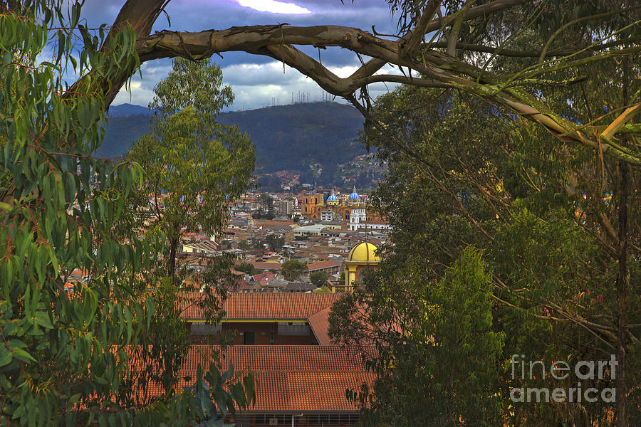 View Of Cuenca From The North Hill II Photograph by Al Bourassa
