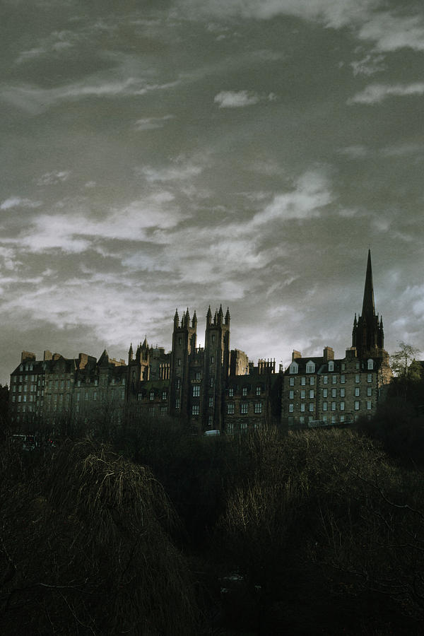 Architecture Photograph - view of Edinburgh by Cambion Art