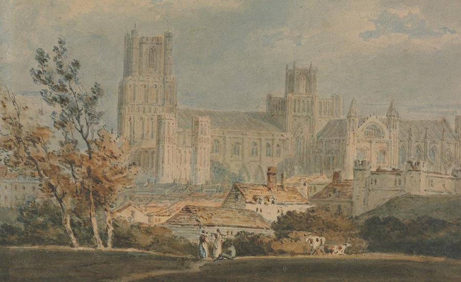 View of Ely Cathedral Painting by Joseph Mallord William Turner