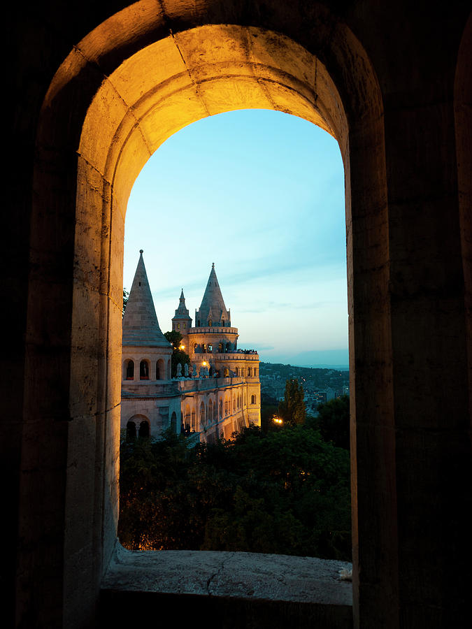 Architecture Photograph - View of Fishermans Bastion by Rae Tucker