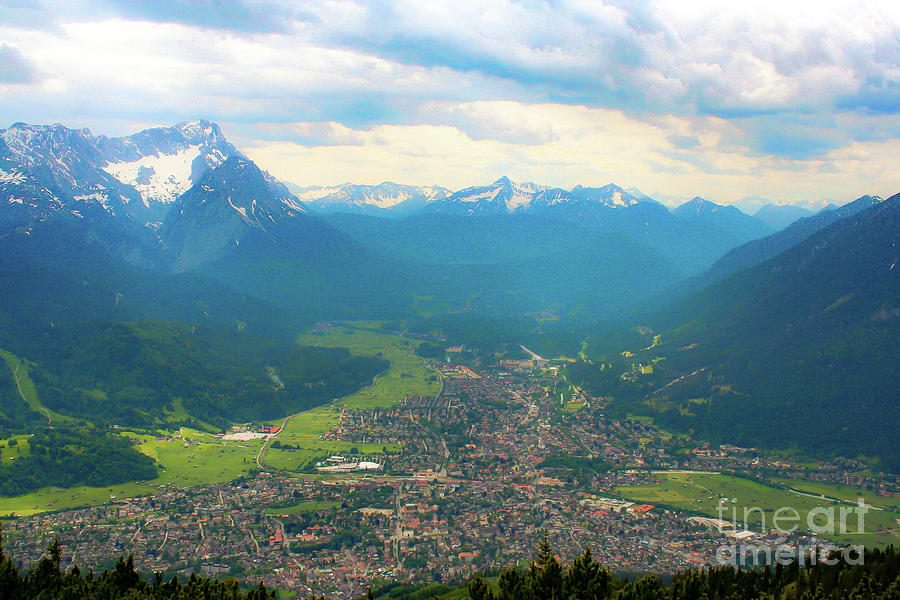 View of Garmisch-Partenkirchen Photograph by Amy Sorvillo