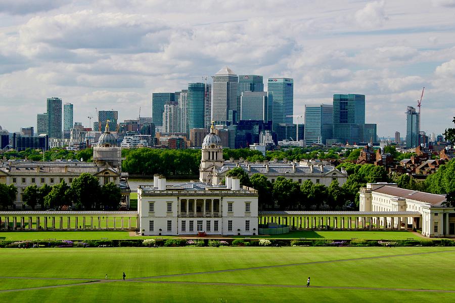 View of Greenwich and London Photograph by Lexi Heft