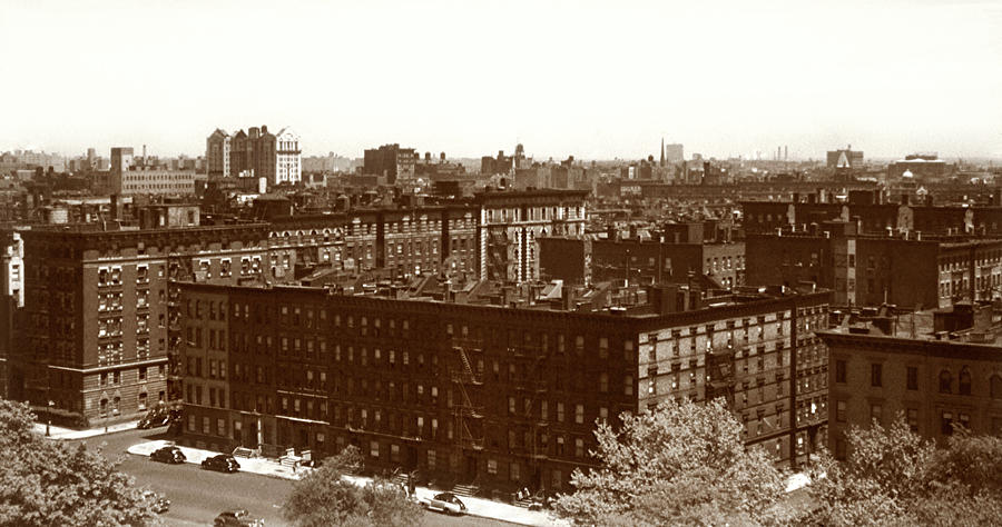 View of Harlem in 1950 Photograph by Marilyn Hunt