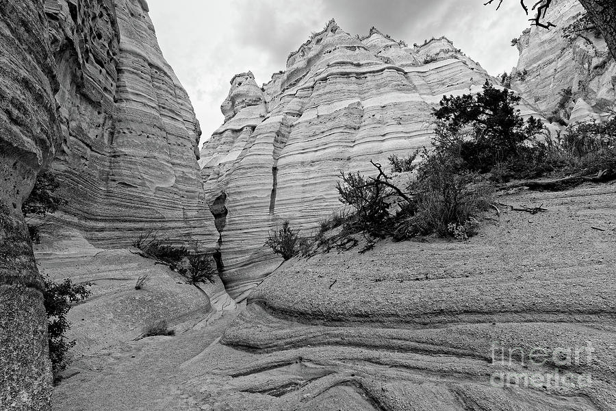 View of Kasha Katuwe Tent Rocks Slot Canyon - Jemez Mountains New Mexico Photograph by Silvio Ligutti