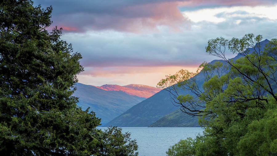 View of Lake Wakatipu New Zealand Photograph by Joan Carroll