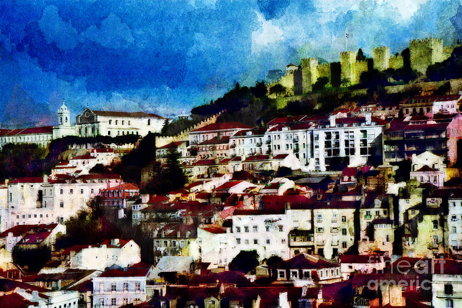 View of Lisbon Photograph by Dariusz Gudowicz