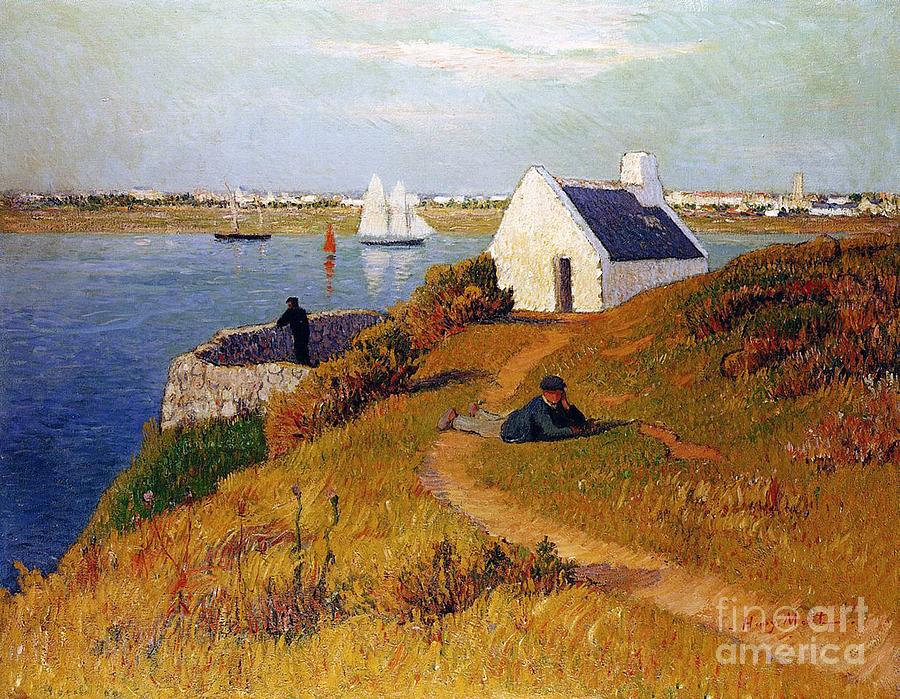 Henry Moret Painting - View of Lorient in Brittany by Henry Moret
