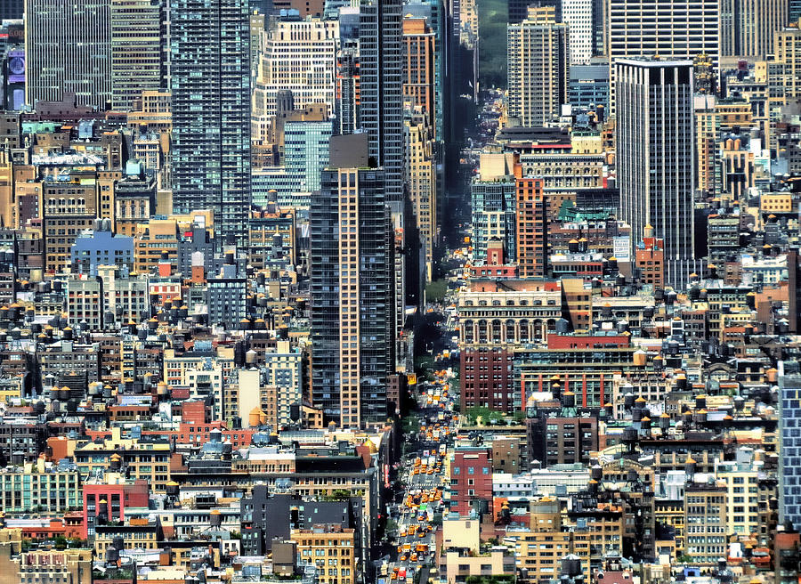 Architecture Photograph - View of Manhattan-1 by Nina Bradica
