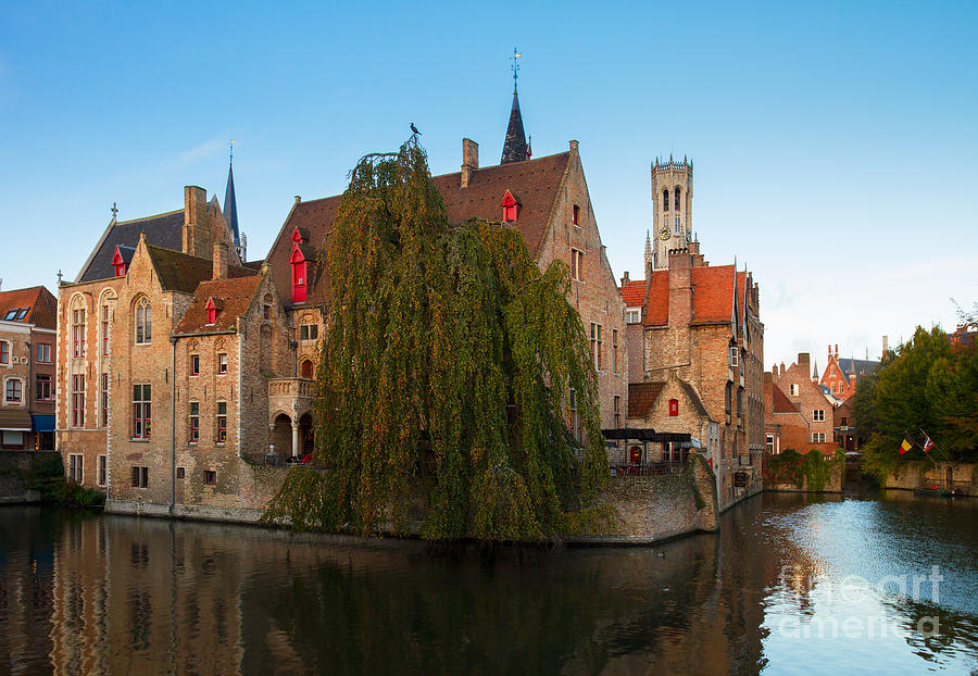 View of Medieval Town of Bruges Photograph by Anastasy Yarmolovich