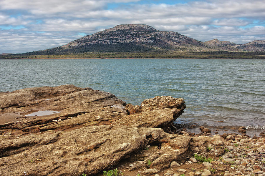View of Mount Scott From Lawtonka Photograph by Eugene Campbell