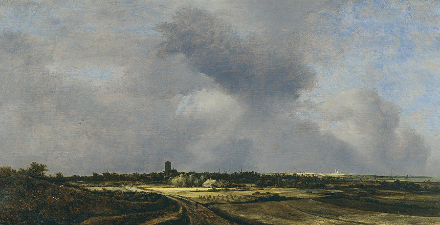 View of Naarden Painting by Jacob van Ruisdael