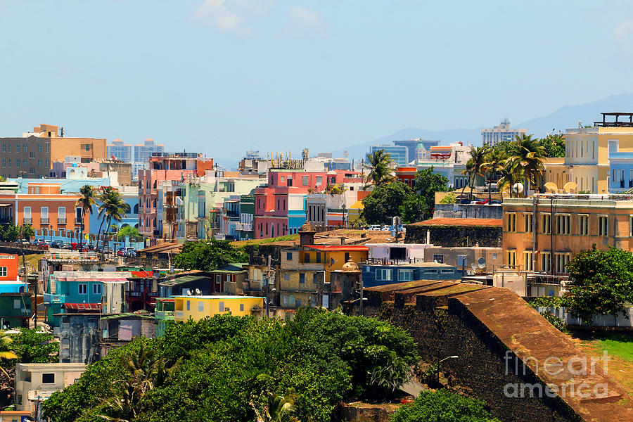 View of Old San Juan Photograph by Steven Spak