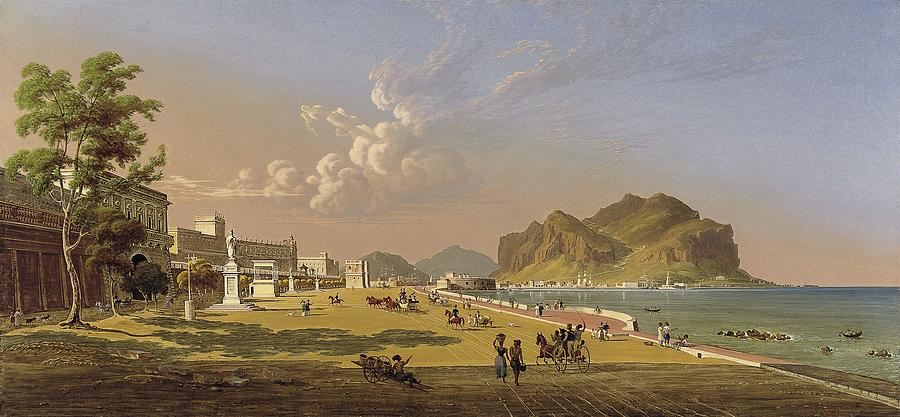 View of Palermo - Salmon, Robert Painting by Celestial Images