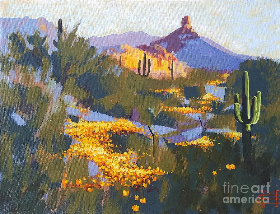 View of Pinnacle Peak in Spring by Michael Stoyanov View of Pinnacle Peak in Spring by Michael Stoyanov
