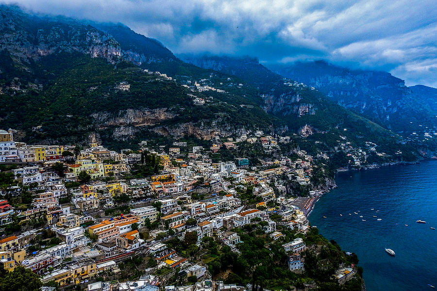 View of Positano Photograph by Marilyn Burton