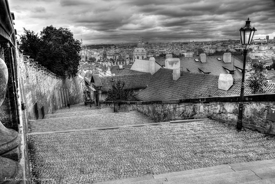 Castle Photograph - View of Prague from the Castle by Isaac Silman