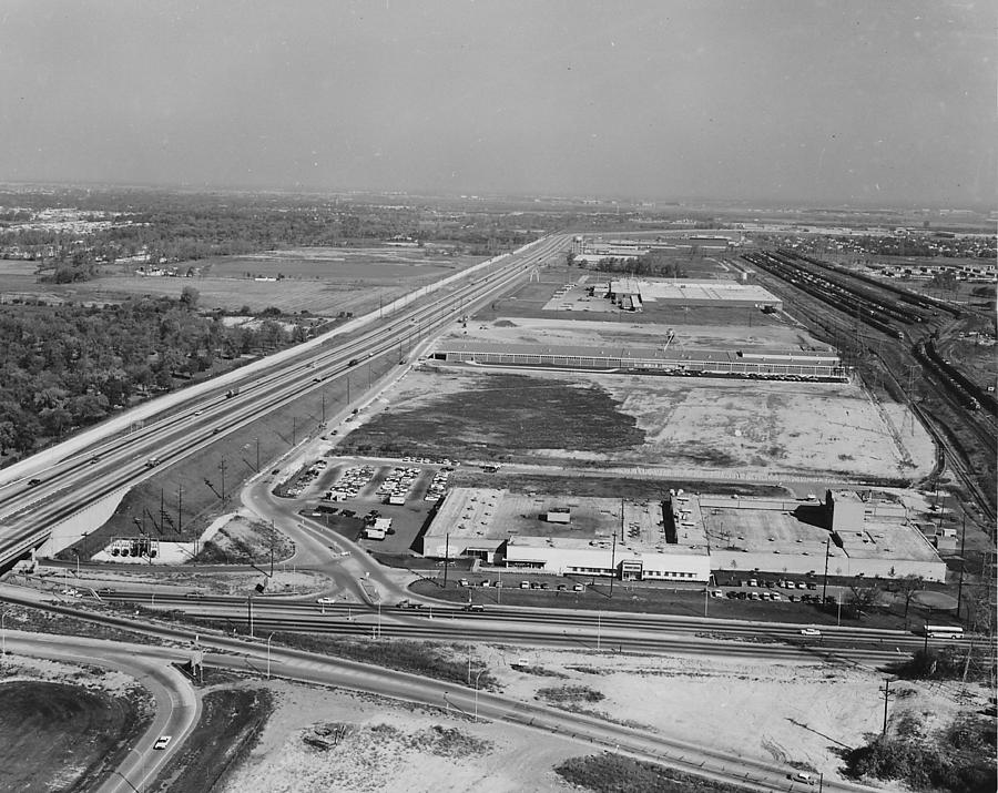 View of Proviso Train Yards and Northlake Industrial Park  Photograph by Chicago and North Western Historical Society