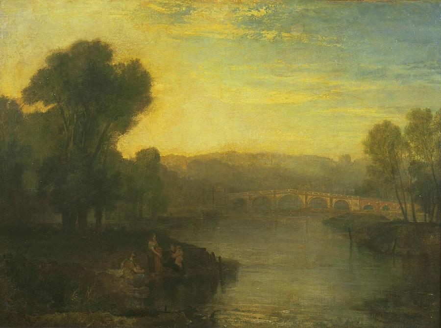 View of Richmond Hill Painting by Joseph Mallord