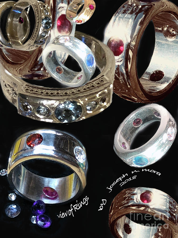 View Of Rings Jewelry by Joseph Mora