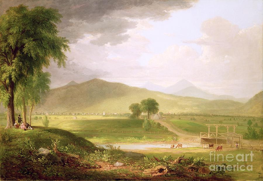 View of Rutland - Vermont Painting by Asher Brown Durand