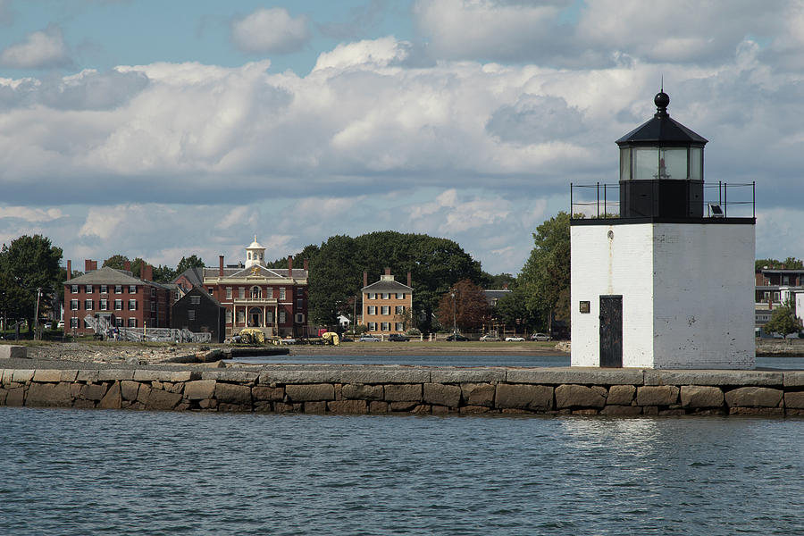 Salem Photograph - View of Salem Maritime National Historical site by Jeff Folger