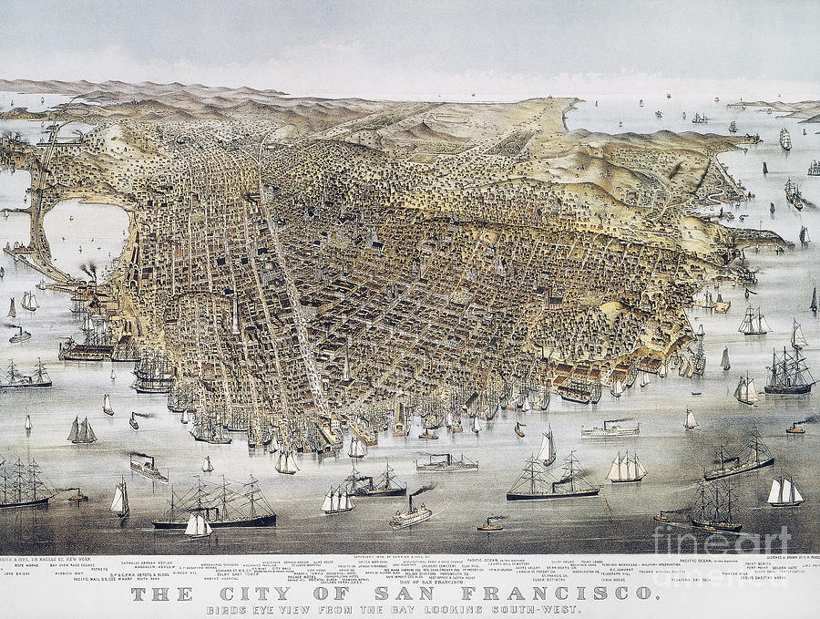 View Of San Francisco, 1878 Photograph by Granger