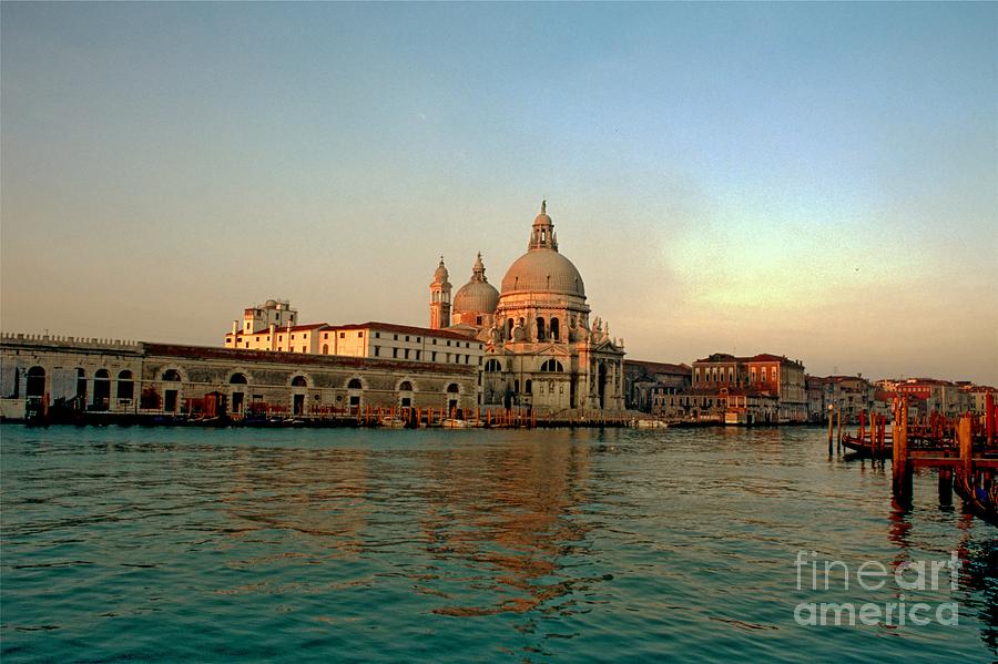 Venice Photograph - View Of Santa Maria Della Salute On Grand Canal In Venice by Michael Henderson Venice Photograph - View Of Santa Maria Della Salute On Grand Canal In Venice by Michael Henderson