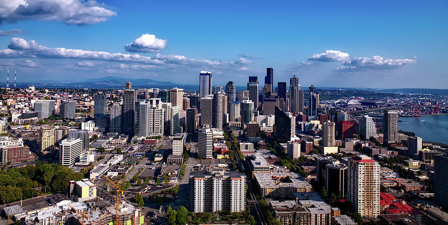 View of Seattle from the Space Needle Photograph by Mountain Dreams