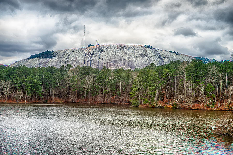 View Of Stone Mountain Near Atlanta Georgia Usa Photograph by Alex Grichenko