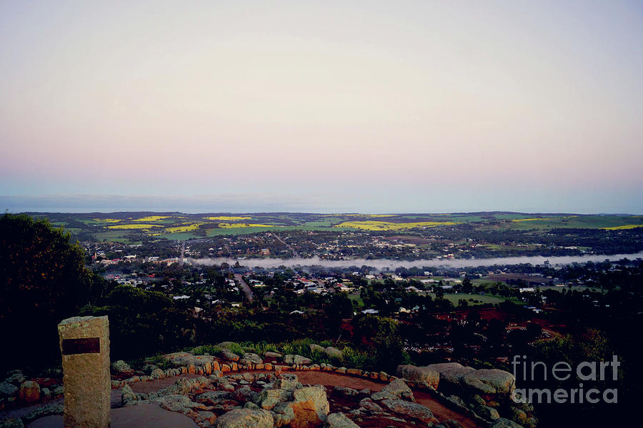 View of the Avon Valley from Mt Brown Photograph by Cassandra Buckley