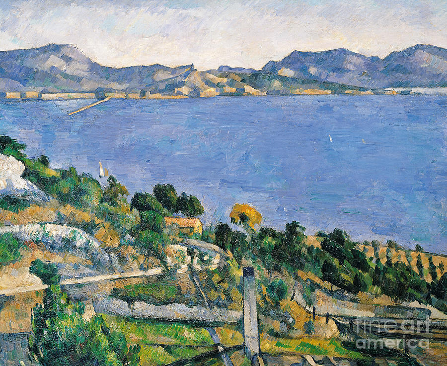 Paul Cezanne Painting - View of the Bay of Marseilles by Paul Cezanne