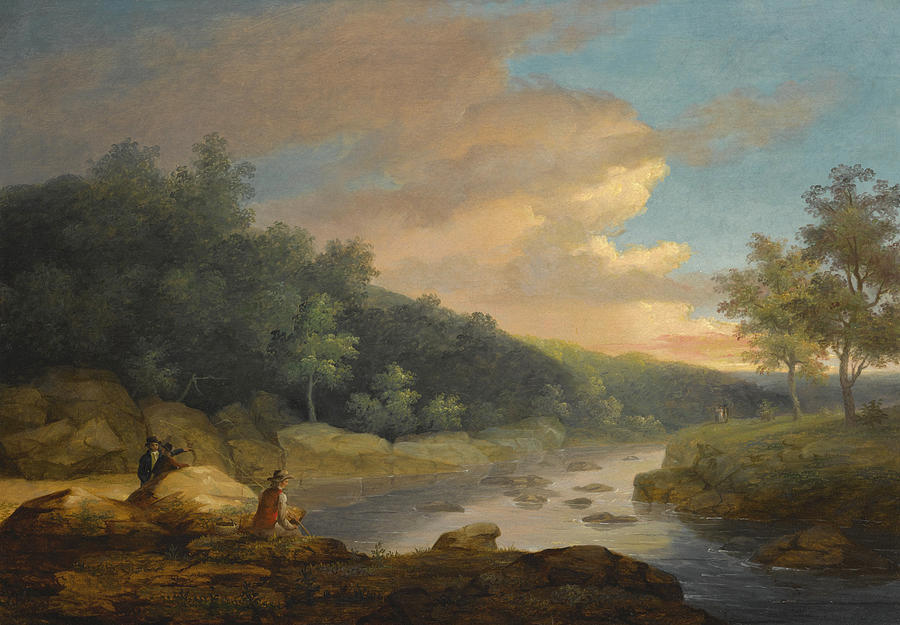 View of the Brandywine Painting by James Peale