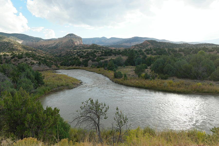 Fall Photograph - View of the Chama River Northern New Mexico by Jeff Swan