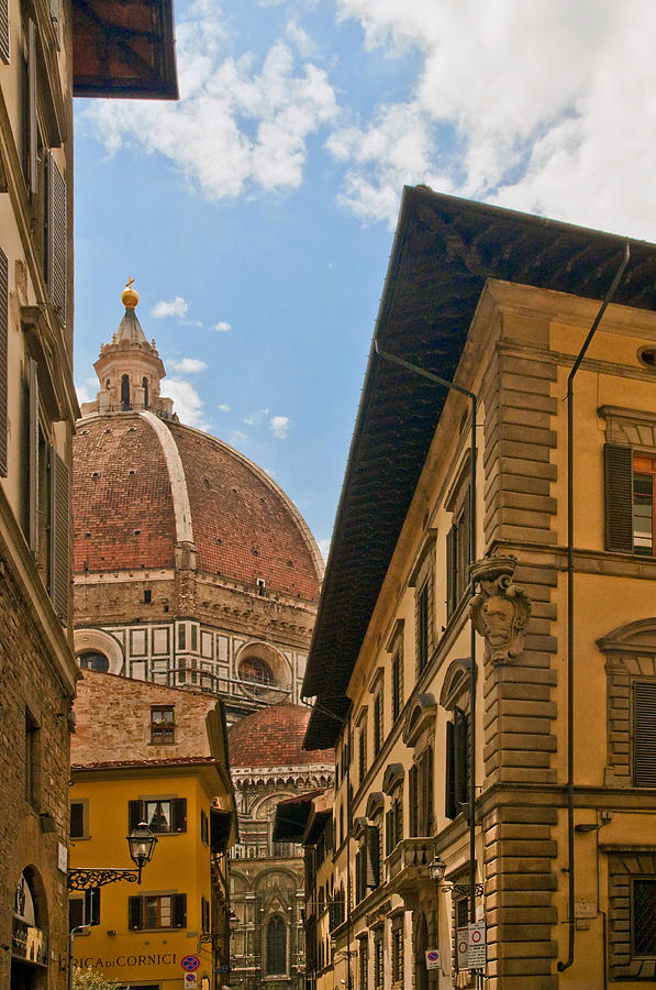View of the Duomo Photograph by Mick Burkey