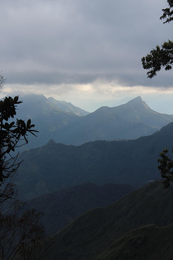 View of the Mountains from Anna and Preethams, Kodaikanal Photograph by Jennifer Mazzucco