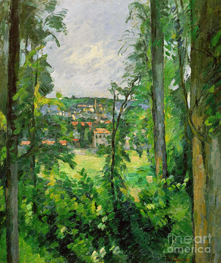 Paul Cezanne Painting - View of the Outskirts by Paul Cezanne