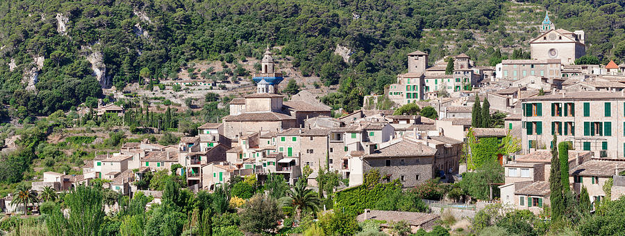 Architecture Photograph - View Of The Valldemossa, Majorca by Panoramic Images