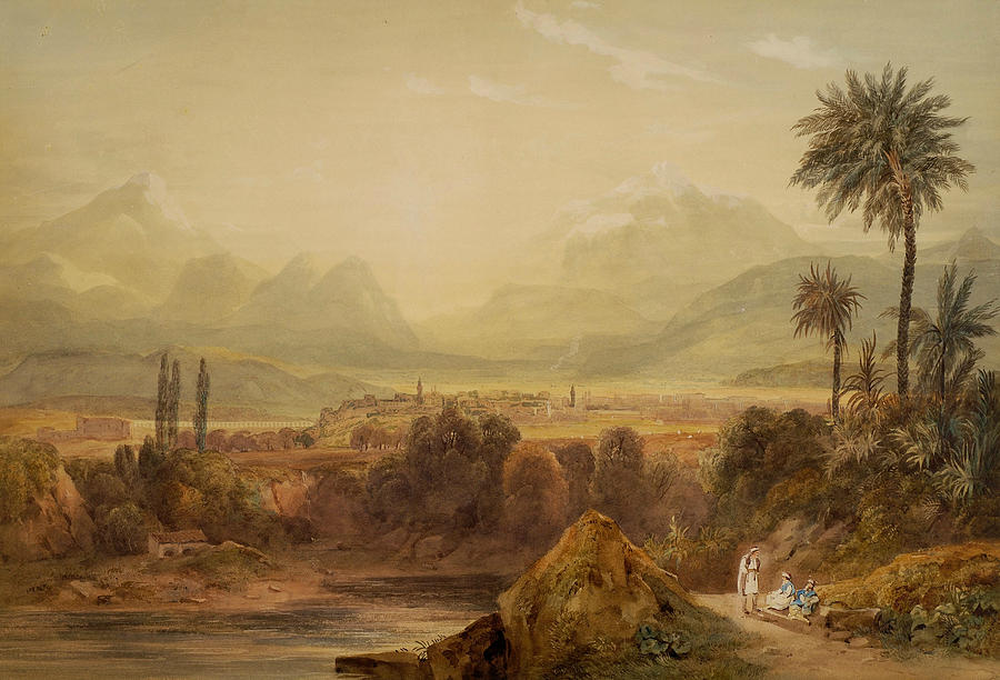 View of Thebes Painting by Hugh William Williams