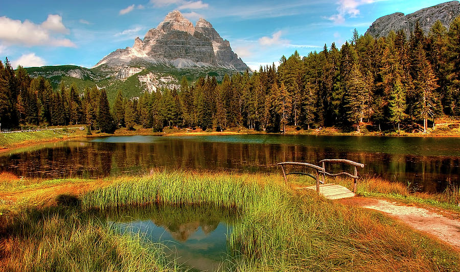 View Of Three Sisters - Italy Photograph by Mountain Dreams - Pixels