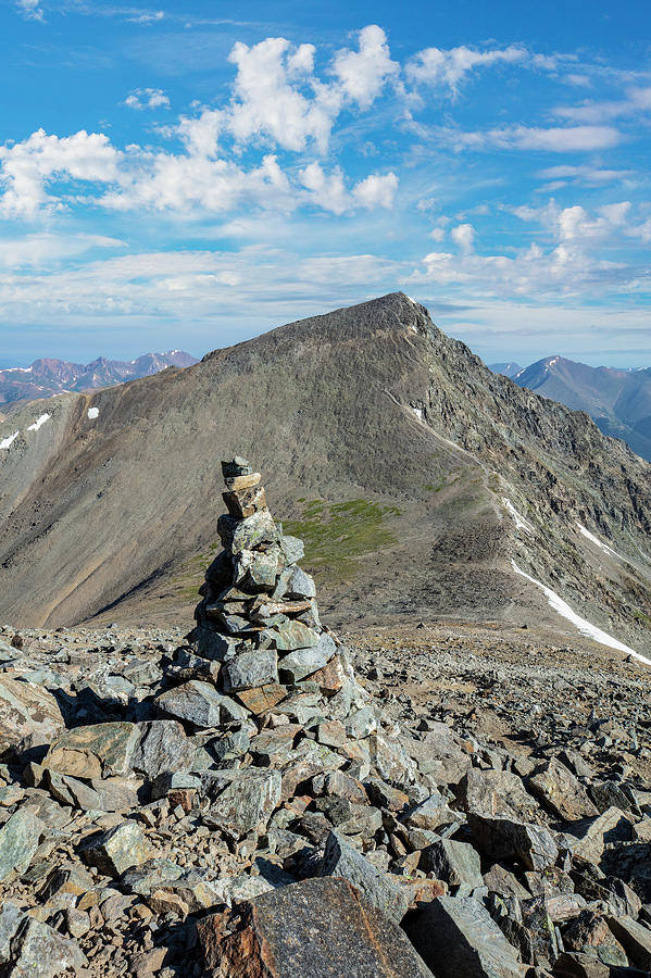 View Of Torreys Peak From Grays Peak - Colorado 14ers Photograph By Rob 