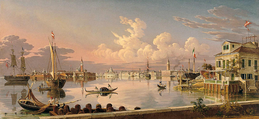 View of Venice Painting by Robert Salmon