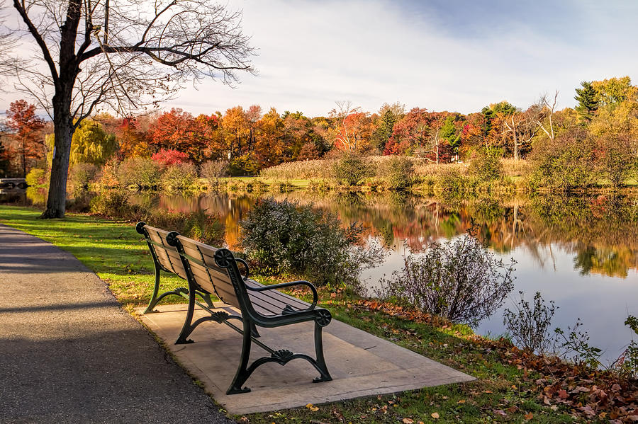 View of Verona Park Verona New Jersey Photograph by Geraldine Scull