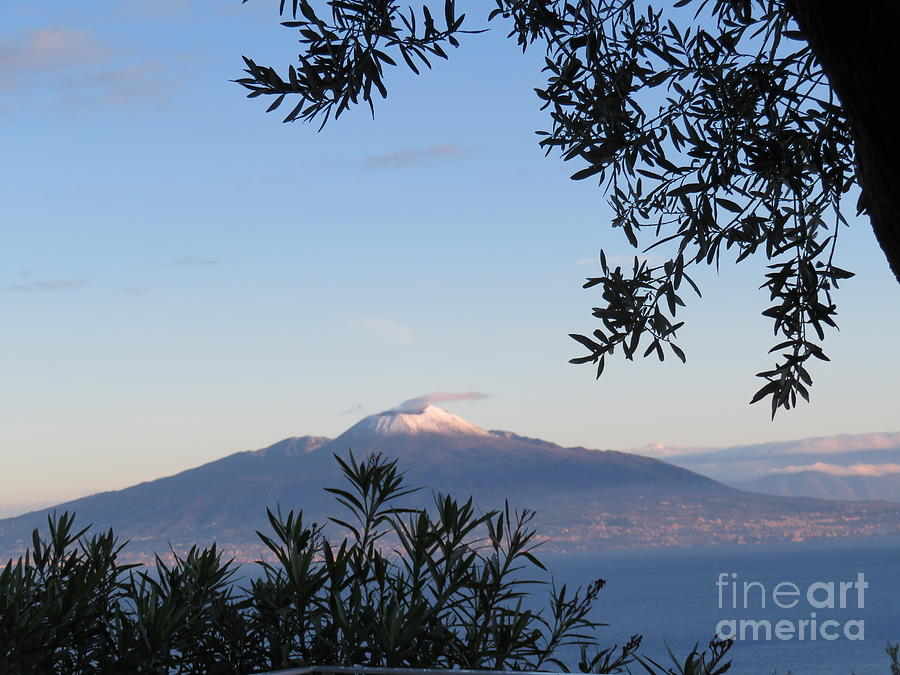 View of Vesuvius Photograph by Laurie Morgan