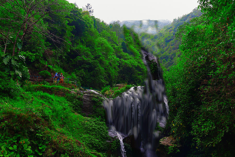 View Of waterfall Photograph by Nilu Mishra