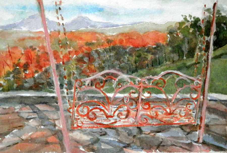 View of Yonah Painting by Martha Tisdale